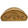 Image 1 : Folk Art Puzzle Jewelry Box 11x4.5x5"