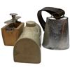 Image 2 : Antique Mechanical Butter Mold, Vintage Cow Bell and Ceramic Foot Warmer