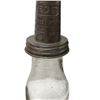 Image 3 : Group of Vintage Glass Motor Oil Bottles with Metal Spouts and Oil Cans