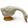 Image 1 : Large 1980s Glazed Ceramic Goose - 18" long x 8" tall