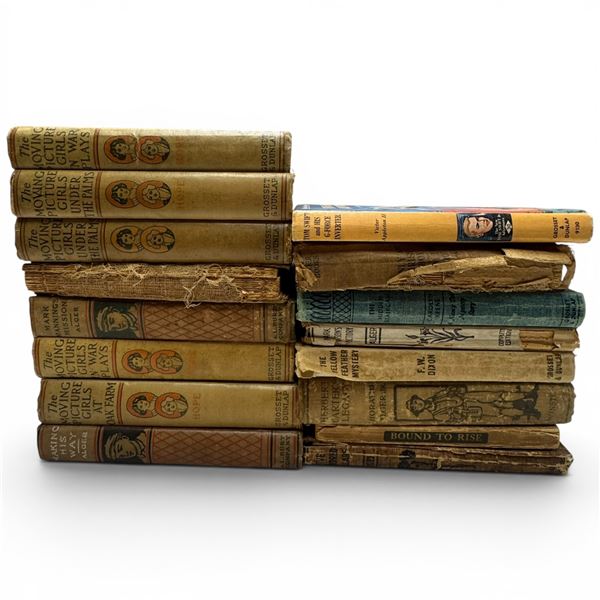 Vintage Horatio Alger Jr. Book Lot (Multiple Titles) - Early Youth Fiction & Decorative Bindings
