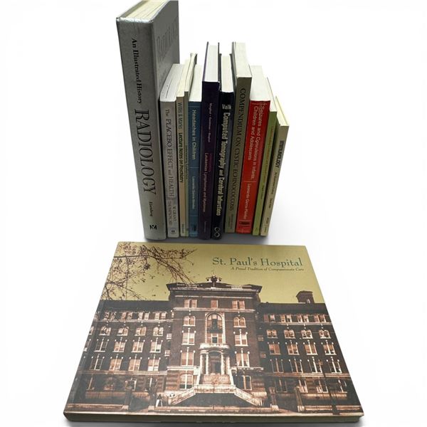 Medical & Scientific Reference Lot - Radiology, Neurology, Immunology & Hospital History