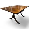 Image 1 : Duncan Phyfe Style Drop Leaf Table with Removable Center Leaf