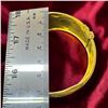 Image 8 : 24 KT Gold Dragon & Phoenix Wedding Bangle by Chow Tai Fook Jewelry - 28mm wide with  22KT Hinge