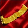 Image 7 : 22KT Gold Embossed High Relief Chinese Wedding Bangle by Chow Tai Fook Jewelry