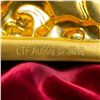 Image 8 : 22KT Gold Embossed High Relief Chinese Wedding Bangle by Chow Tai Fook Jewelry