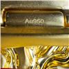 Image 9 : 22KT Gold Embossed High Relief Chinese Wedding Bangle by Chow Tai Fook Jewelry