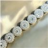 Image 1 : 5.095 CTW Diamond 18KT White Gold Bracelet by Chow Tai Fook Jewelry - Total weight: 11.75 grams
