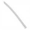 Image 4 : 5.095 CTW Diamond 18KT White Gold Bracelet by Chow Tai Fook Jewelry - Total weight: 11.75 grams