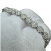 Image 9 : 5.095 CTW Diamond 18KT White Gold Bracelet by Chow Tai Fook Jewelry - Total weight: 11.75 grams
