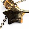 Image 7 : Pair of 18 KT Rose Gold  Earrings by Chow Tai Fook Jewelry - "Good Luck" Star Disc with 2.5"