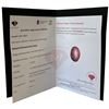 Image 3 : 9.78 CT Natural Untreated Star Ruby Gemstone -  (Oval Cabochon Cut - 12.15mm x 9.26mm x 7.01mm ) * I
