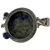 Image 3 : 4 Gemstone Cabochon Pendants Stamped .925 (Lapis Lazuli & Rose Quartz) - Largest Pendant is 28mm x 4