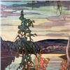 Image 5 : Limited Edition 20/480 Framed and Signed Canadian Landscape Print "Reflet" In Style of Group of Seve