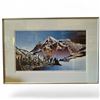 Image 1 : Ltd. Edition Framed Print "Bore's Canada: Alberta"  #153/275 - Pencil Signed 1979 (26" x 18" frame)