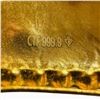 Image 4 : 24 KT Gold Dragon & Phoenix Chinese Wedding Bangle Cuff Bracelet by Chow Tai Fook - 32mm wide with 2