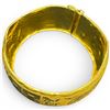 Image 4 : 24 KT Gold Dragon & Phoenix Chinese Wedding Bangle by Chow Tai Fook - 28mm wide with 22KT hinge- Dou