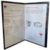 Image 4 : New 1.7 CT Blue Zirconia Ring Set in Sterling Silver - Size 5 3/4 (Oval Cut / Claw Set - Gemstone is
