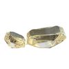 Image 4 : 2 Natural Mermaid Quartz Gemstones - 60.62 CTW (Fancy Octaganol Cut) * Includes Gemologist Certifica