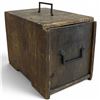 Image 1 : Antique Japanese 2 Drawer Document Box with Slide Front Lid - 7" x 11" x 8" tall