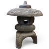 Image 1 : Concrete Pagoda Garden Sculpture - 16" tall x 16" diameter - Very heavy to ship