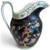Image 4 : Antique Large Copeland Spode "Tokio" Jug with Peacock Design - Rare Black Finish Circa: 1857 (12" ta