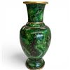 Image 4 : Stunning Green Dragon Cloisonné Vase - 8" tall x 5" diameter