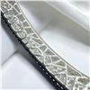 Image 5 : 3.609 CTW Diamond 18KT White Gold Bangle Bracelet by Chow Tai Fook Jewlery - 7.5mm wide -21.41 grams