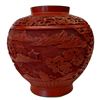 Image 2 : Group of 5 Asian Vases and Dishes from a Wide Variety of Materials - Yellow vase is 10" tall x 5.5" 