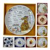 Image 1 : 7 New in Box Zen Porcelain Chinese Zodiac Calendar Plates - 2020-2025 - There are two 2020