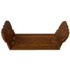 Image 2 : Vintage Ornate India Carved Wood Book Holder - 5" x 13"