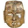 Image 1 : Hand Carved Mayan/Aztec Style Stone Mask - 9.5" x 12"