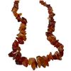 Image 2 : 5 Natural Gemstone Necklaces (Amber, Carnelian & Agate Beads) (One needs repair)
