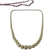 Image 2 : 3 Lovely Necklaces with Natural Materials - Coral, Coral & Fresh Water Pearl, and Carved Bone