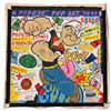 Image 1 : Graffiti-Style Painting of Popeye the Sailor in the Style of Rico Sab - 44" X 44" Signed Sana