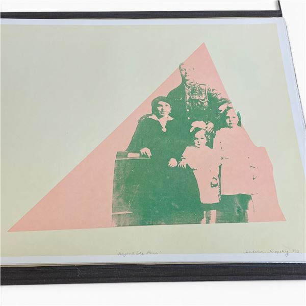 "Family Album" by Gloria Deichter Artist's Proof Spec. Edition 8 Portfolios1973 "Editions Graffone"