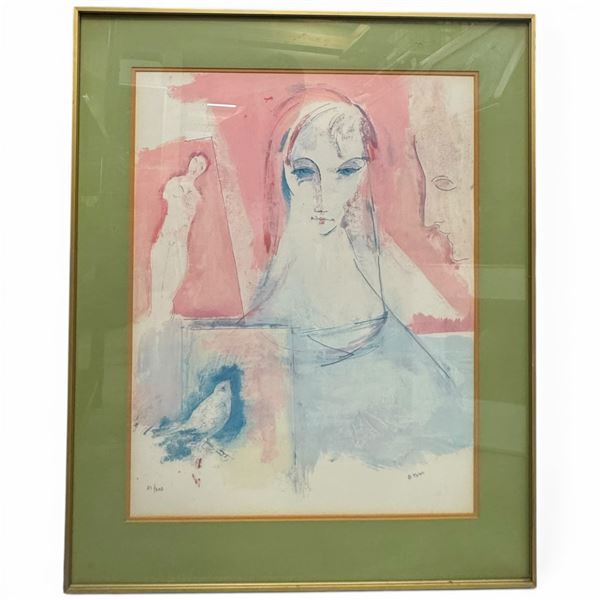Theodore C. Polos Untitled Silkscreen, LEP 21/200 (C. Mid-20th Century) 31x25"