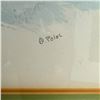 Image 3 : Theodore C. Polos Untitled Silkscreen, LEP 21/200 (C. Mid-20th Century) 31x25"
