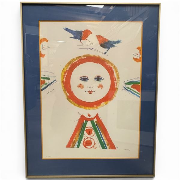 Love and Kisses - Lithograph, 1/200 (Early 1970s) by Theodore C. Polos 33x25"
