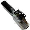 Image 2 : Japanese Stainless Steel Flip Top Novelty Table Lighter - 1.5" x 4.5" x 6.75" tall