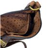 Image 4 : Costanza Rota Woven Leather Crossbody Bag & Fossil Brown Leather Purse - Preowned - Woven bag is 3"