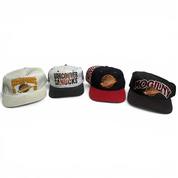 4 Classic Vancouver Canucks Caps/Hats
