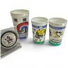 Image 4 : Autographed Curt Fraser Milwaukee Admirals Puck and Card & Collectable Hockey Cups