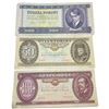 Image 1 : 3 Vintage Hungarian Forint Bank Notes - 1989 (50 and 100 Forint) and 1990 (500 Forint)