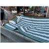 Image 3 : Genuine Pawleys Island Rope Hammock with Stiped Pad and Original Pillow