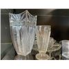Image 1 : Shelf - Vintage Glass Vases & Serving Dish w/ Ceramic Pot