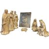 Image 1 : Nativity Scene - Vintage Gold Tone w/ Christian Orthodox Portrait