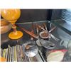 Image 2 : Shelf - Wooden Serving Set w/ Bowls, Coasters, Cup, Cutlery, Etc.