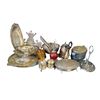 Image 1 : Shelf - Misc. Vintage Silver Plated Dishes, Bowls, Serving Dishes, Etc.