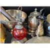 Image 2 : Shelf - Misc. Vintage Silver Plated Dishes, Bowls, Serving Dishes, Etc.